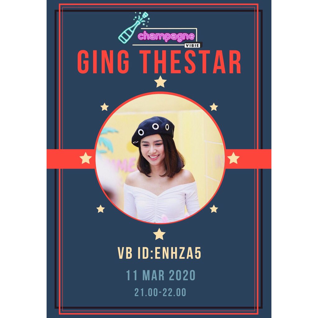 GingFanGang's tweet photo. วันพุธวนกลับมาอีกครั้งจ่ะแม่ คืนนี้นะ 21.00 น. มามะมาคุยกันกับกิ่งที่แอป Vibie กันเยอะๆๆๆนะจ๊ะ แวะเวียนมาบริหารขากรรไกร 😂😂😂  #gingmuanpair #gingthestar #gingfangang #vibielive https://t.co/dXZMm5IULf