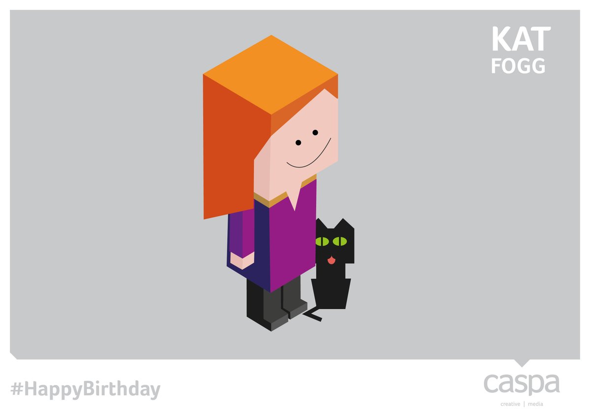 CaspaCreative's tweet photo. Happy Birthday Kat – we hope you have a lovely day (and stay off those emails).

#HappyBirthday #Caspa https://t.co/pZLsM2E4v2