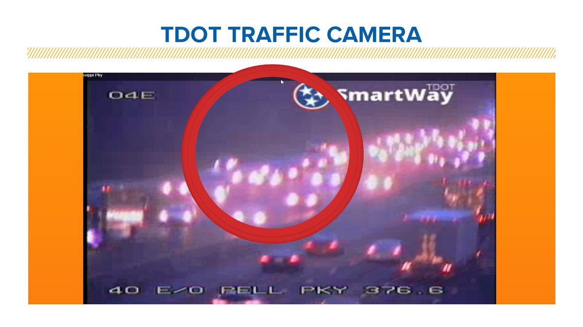 WRECK 40 west east of pellissippi