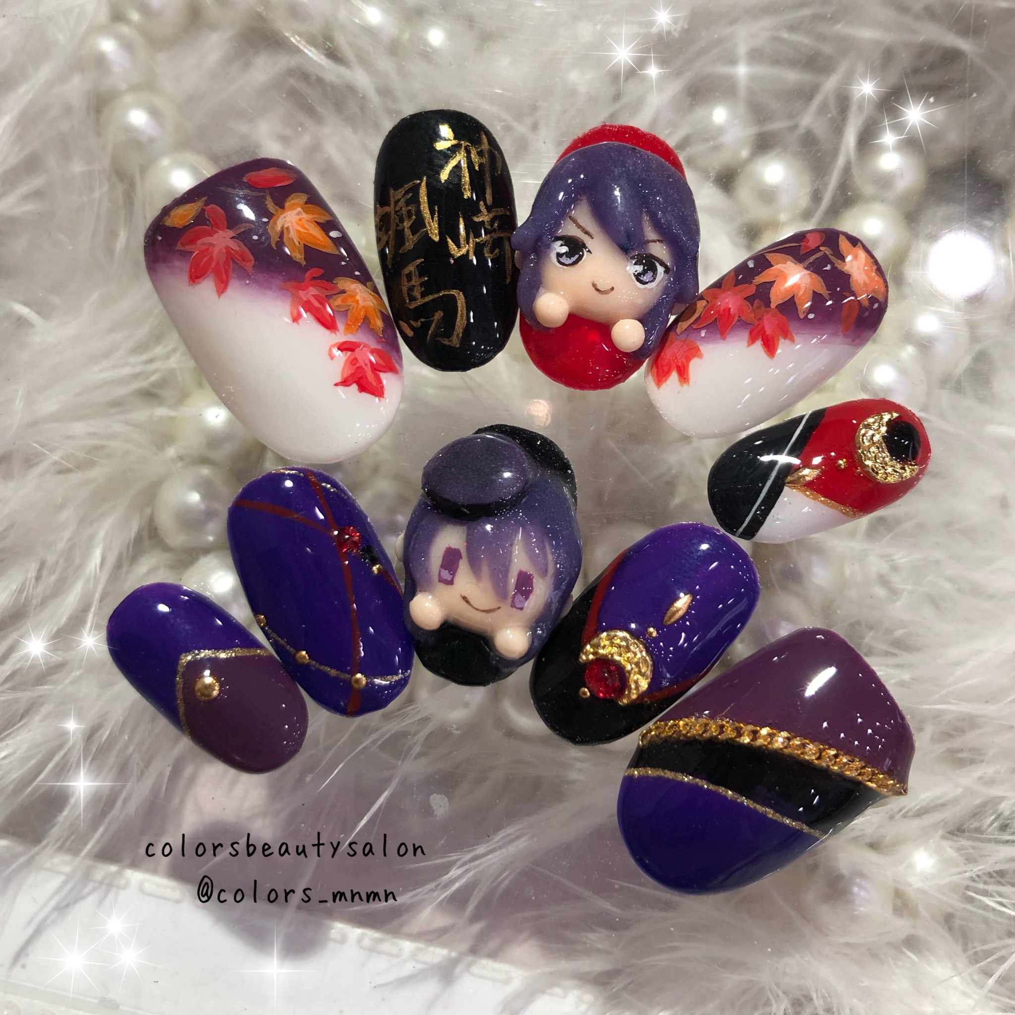 O Xrhsths Color Sやまざき Sto Twitter お客様オーダーネイルチップ あんスタ 神崎颯馬 痛ネイル デザインはおまかせオーダーです 痛ネイル