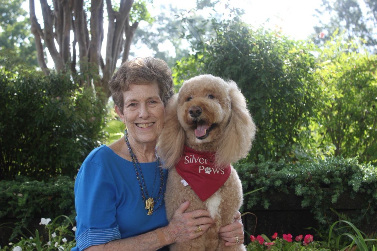 Silver_Paws_TX's tweet photo. Congratulations to Brenda Thornhill &amp; Bart who were recognized by Texas Bank and Trust as People Who Make a Difference. Thank you @txbankandtrust for supporting Silver Paws. https://t.co/1NlojX4dAg