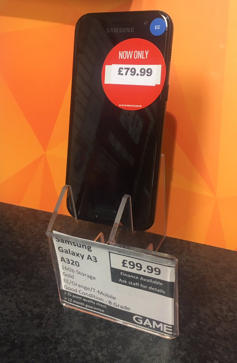 Game Torquay Pa Twitter Tech Deals At Game Phoneoftheday Is A Samsung Galaxy A3 16gb Storage Gold Ee Orange T Mobile Good Condition 79 99 Comes With A 12 Month Guarantee And It Has Been