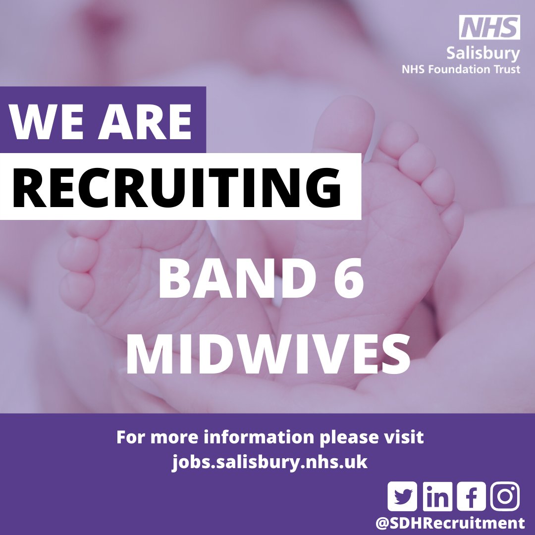 SDHRecruitment's tweet photo. The amazing @TeamMaternity is looking for Band 6 Midwives! This is an exciting opportunity to join a team which focuses on ensuring that mothers and families get the best care possible through their pregnancy, birth and post-natal journey. Apply Now! https://t.co/tMAIWTtSzy https://t.co/iFfGGkn2q6