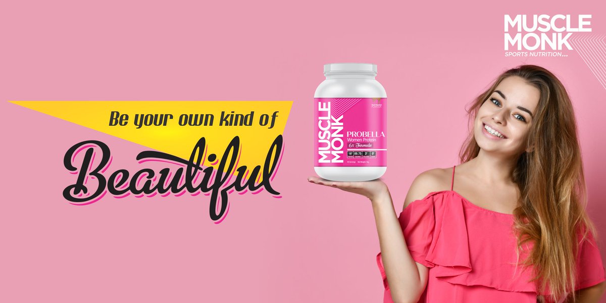 musclemonkindia's tweet photo. Probella Women Protein is an amazing nutritional shake specially formulated with essential nutrients that fulfill the dietary needs of women to helps them look and feel their best.
#womenfitness #womenhealth #protein #womenprotein #musclemonk #lettheactionspeak https://t.co/oiBJSGuPee