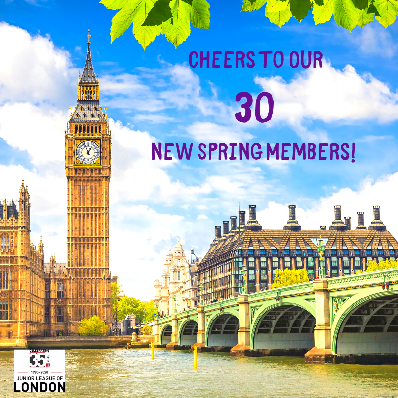 JrLeagueLondon's tweet photo. ❤️🇬🇧🎉🤗 Excited to welcome our New Members this Spring! #Women #BuildingBetterCommunities 

#Happy35thJLL #thisJLLcan #JLLCatalysts4Change #London #Community #CivicEngagement #Unstoppable #joinjrleaguelondon #jrleaguelondon #juniorleague https://t.co/IK9Q2FIf97