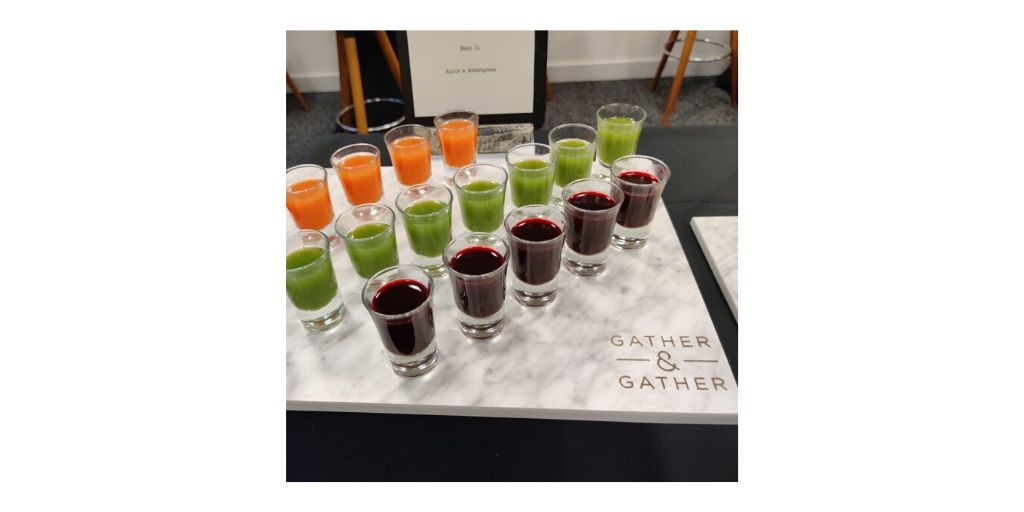 GatheredIreland's tweet photo. #WellnessWednesday calls for some immune-boosting juice shots 🥕 We're keeping our healthy regime going year-round for our customers. #HealthyShots https://t.co/w3ogCrXr4c