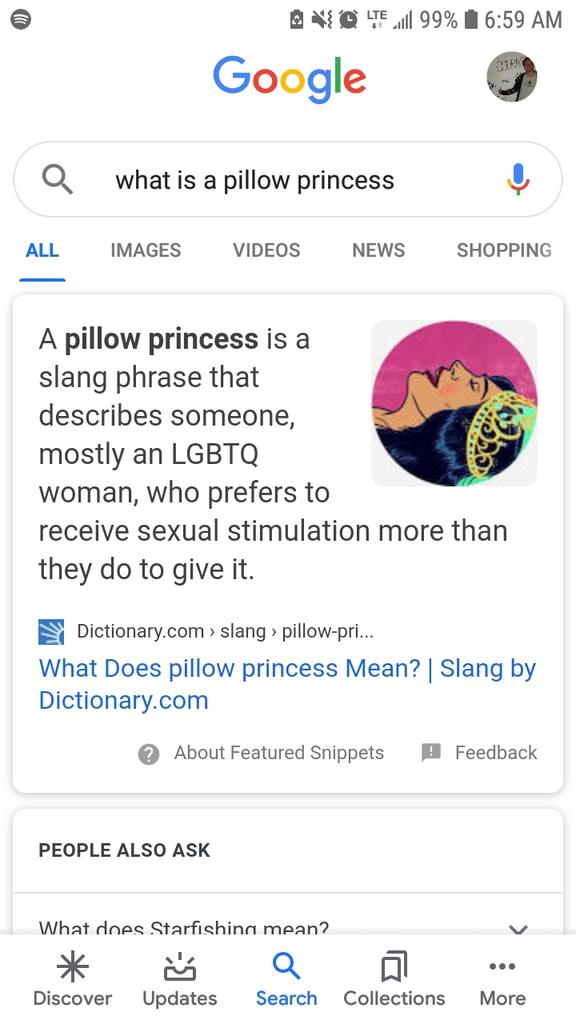 Tumblr pillow princess