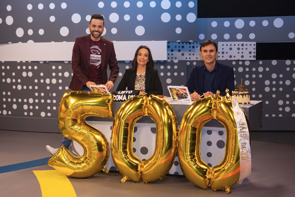 JorgeMiraUSC's tweet photo. A emisión do programa 500 do #ComaunAllo, hoxe ás 15:45 na @TVGalicia, promete ser do máis intensa!
Enfróntanse os 3 campións que chegaron ao máximo de 50 programas ⭐️
Cal deles será o vencedor? 🏆 https://t.co/kciyl9h324