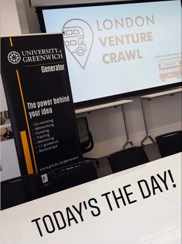 UniofGreenwich's tweet image. Head over to our Instagram page (uniofgreenwich) where @Gre_Generator are taking over as they go on their Venture Crawl. Students will board double decker buses to have an adventure around London's entrepreneurial eco-system. Find out more here 👉 ow.ly/Jdhi50yIM47