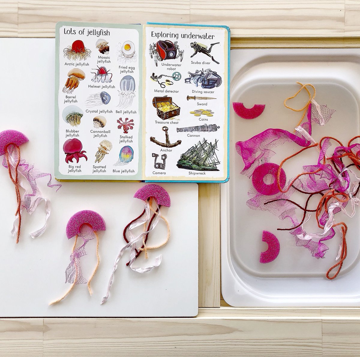 KidLabRaleigh's tweet photo. Our team of teaching artists enjoy creating engaging play trays and sensory bins each month for our themed Play Labs. We're sharing our favorite ocean-themed tray plays and sensory bins from the Lab!
#sensoryplay #sensorybins #trayfortheday #playtray https://t.co/xiOOnrtAsQ