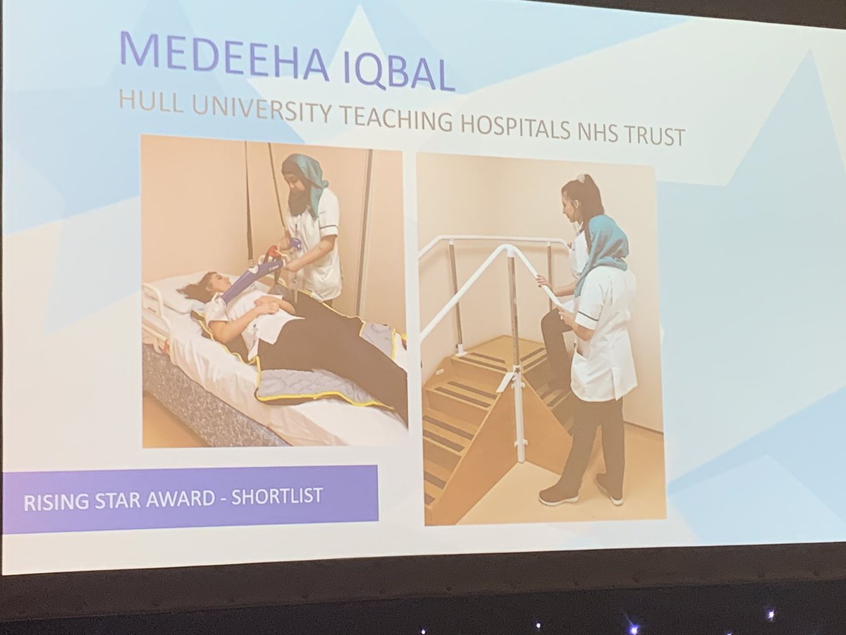 HullHCP's tweet photo. Shortlisted in this category is Medeeha Iqbal, Alexandra Meyhew and Lizzie Plummer 🎉 

#CelebrateAHPs #WeAHPs #SocialCare https://t.co/bGx5vg6yob