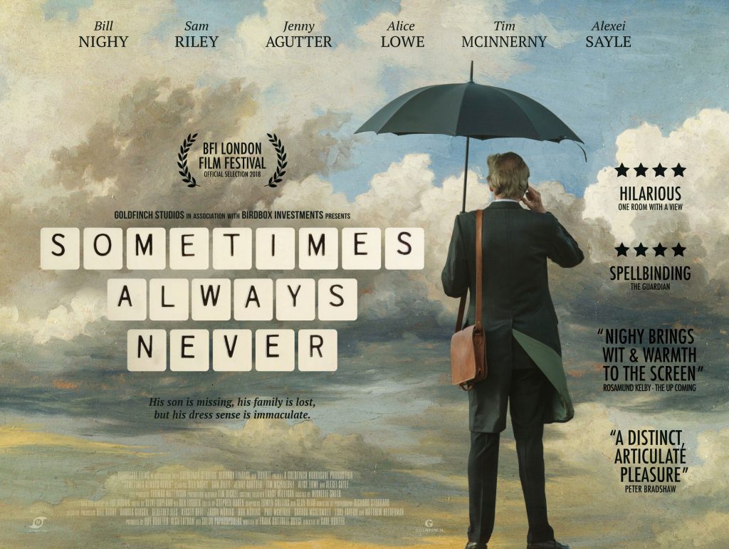 flixinstix's tweet photo. Fancy a game of Scrabble? Bill Nighy stars in #SometimesAlwaysNever which is screening at #Laneham Memorial Hall on March 13th at 7.30pm (doors open 7pm) Laneham Village Hall https://t.co/hqqECBAAKc @lincsblogger https://t.co/Yfl24mFB9S