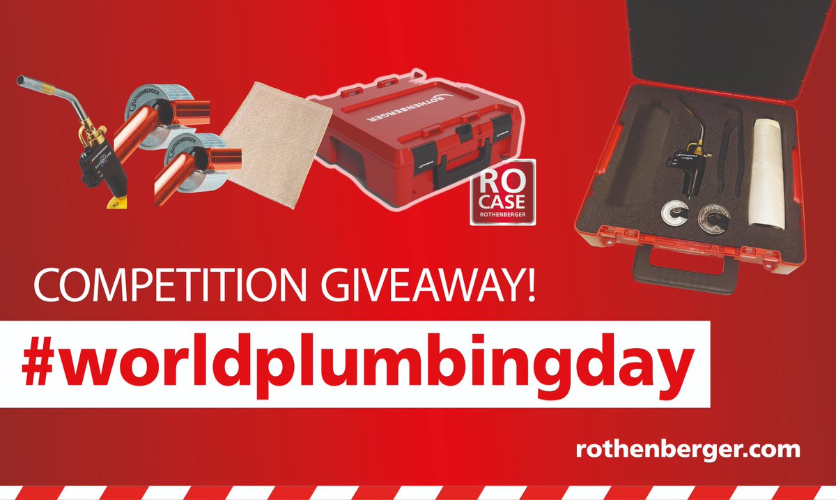 Shout out to all the plumbers on #WorldPlumbingDay 
To show our appreciation we're giving away a ROCASE of goodies to 1 person! #Competition #WinItWednesday 

How to Enter: 
👉 FOLLOW
👉 ❤️ &amp; RT 
👉 TAG as many friends below for extra entries!

*ends 15/3/20 midnight