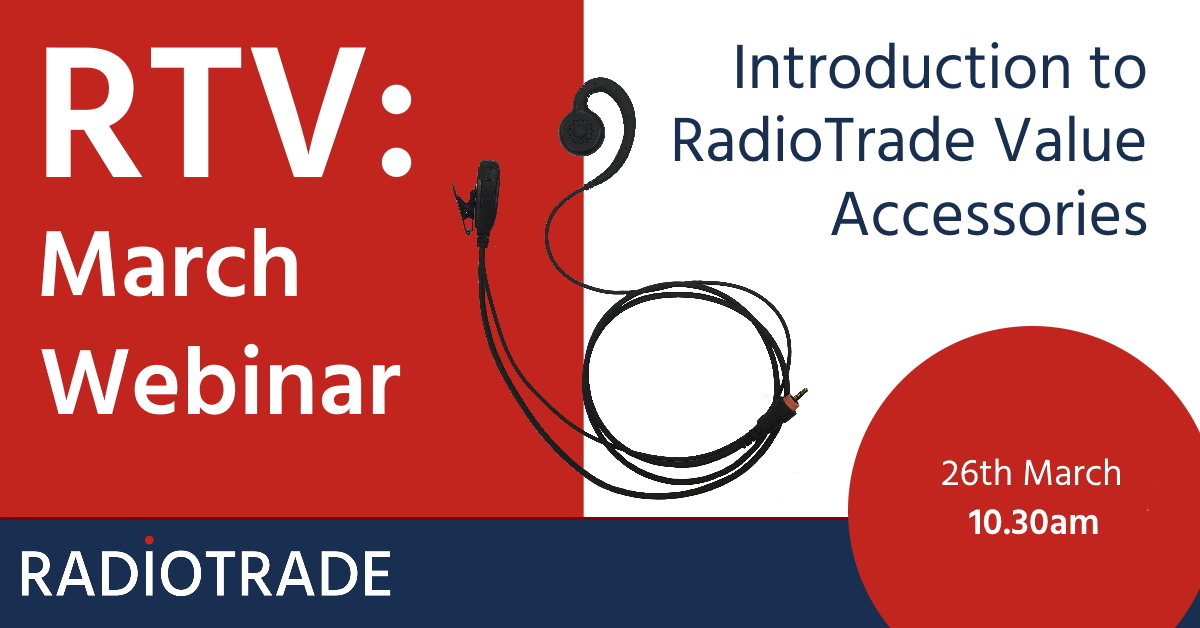 XEVA_Limited's tweet photo. Join us for the RTV: March Webinar, Introducing the #RadioTrade Range of Value Accessories. Register today: https://t.co/iBAokcWWB0 https://t.co/xzmu9HMuGB
