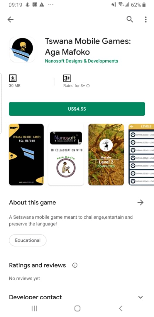 avidave's tweet image. Botswana 's first Tswana word game ,Availabe on playstore 
#NtshalamoragoBW 
#Botswana
#BwConnect
#Keadrive