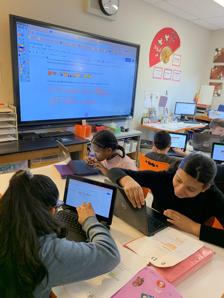 Rebus stories are a great way for students to have fun writing! Here are my kids rocking their central idea paragraphs about <a href="/kobebryant/">Kobe Bryant</a>’s “Dear Basketball” poem. They are using both words and emojis to describe his message.🏀