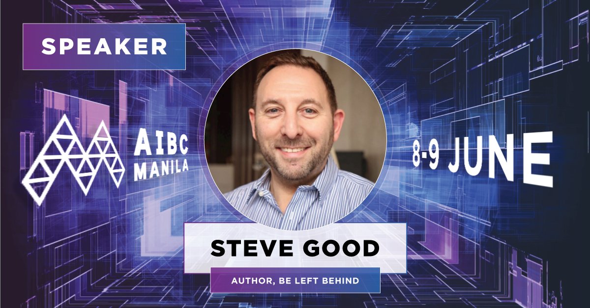 AIBC_World's tweet image. @SteveGoodCEO, author of #beleftbehind, business executive, digital and growth strategist, entrepreneur, host of @thecoinchat, and public speaker will be speaking at the Regulatory briefing conference at AIBC Manila. Join us: bit.ly/3aMCLSK.

#AIBCmanila #AIBC2020