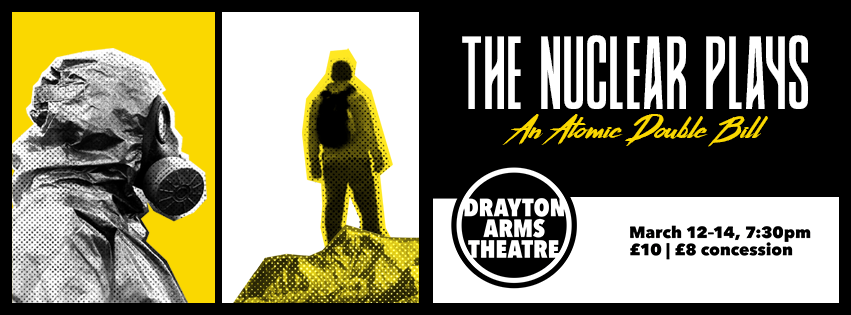 DandDUK's tweet photo. Proud to announce a #BornInDandD project! @CageBirdTheatre are presenting an atomic double bill, The Nuclear Plays, for a 3 days at @draytonarmsSW5, opening tomorrow. @yesiamjasper developed the show informed by conversations about mental illness at D&amp;D.
https://t.co/4X63IWicqe https://t.co/eltbawoO6E