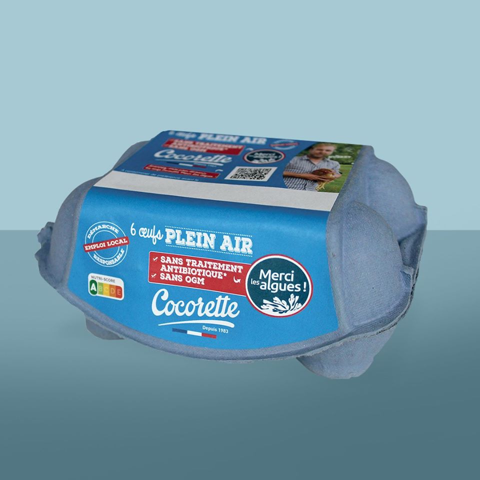NotreSignature's tweet photo. 🍃 Avec l'Association Merci les algues ! @oeufs_cocorette  a lancé une nouvelle gamme d’œufs plein air sans antibiotique et sans OGM. 🥚

Cette coopération garantie l'utilisation des solutions à base d'algues marines dans l'alimentation des poules 🐤🐣 https://t.co/riiR1IeDdB