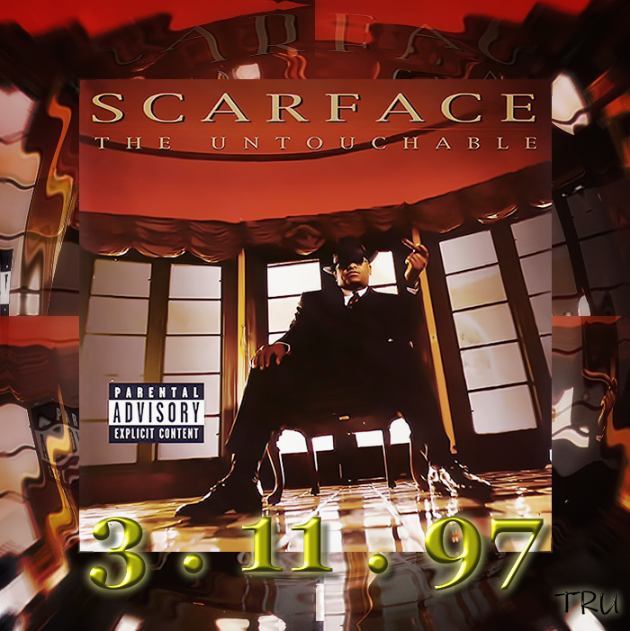 FrankTru1's tweet photo. 3.11.97 #Scarface 👑 drops his 4th 💥 #TheUntouchable 👊 #Untouchable #NoWarning #Southside 💥 #Sunshine #MoneyMakesTheWorldGoRound 👊 #ForReal #MaryJane #Smile 💥 #Smartz #GameOver https://t.co/ESXijGeOND