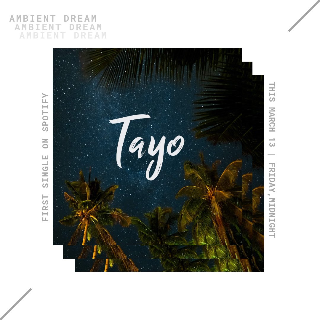 _ambientdream's tweet photo. Para sa mga taong gustong bumalik sa nakasanayan.

Our first song "Tayo" will be out this Friday on Spotify and on other Digital Streaming Platform ! https://t.co/O13YIDw7cj