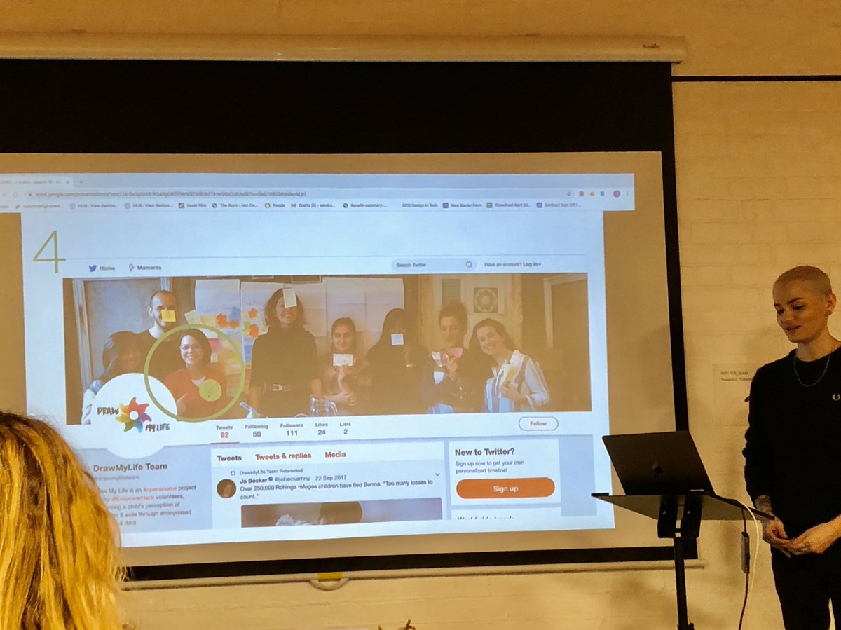 Rocio Leon (@rocioooleon) on Twitter photo I had an awesome evening yesterday at <a href="/UXForChange/">UX For Change</a> 🎂 and I’m flattered by the mention on my career journey from graphic design into UX design and collaboration with <a href="/EmpowerHack/">Empower Hack</a> in the project <a href="/drawmylifeteam/">DrawMyLife Team</a> THANKS for the insights and great presentations! I had an awesome evening yesterday at <a href="/UXForChange/">UX For Change</a> 🎂 and I’m flattered by the mention on my career journey from graphic design into UX design and collaboration with <a href="/EmpowerHack/">Empower Hack</a> in the project <a href="/drawmylifeteam/">DrawMyLife Team</a> THANKS for the insights and great presentations!