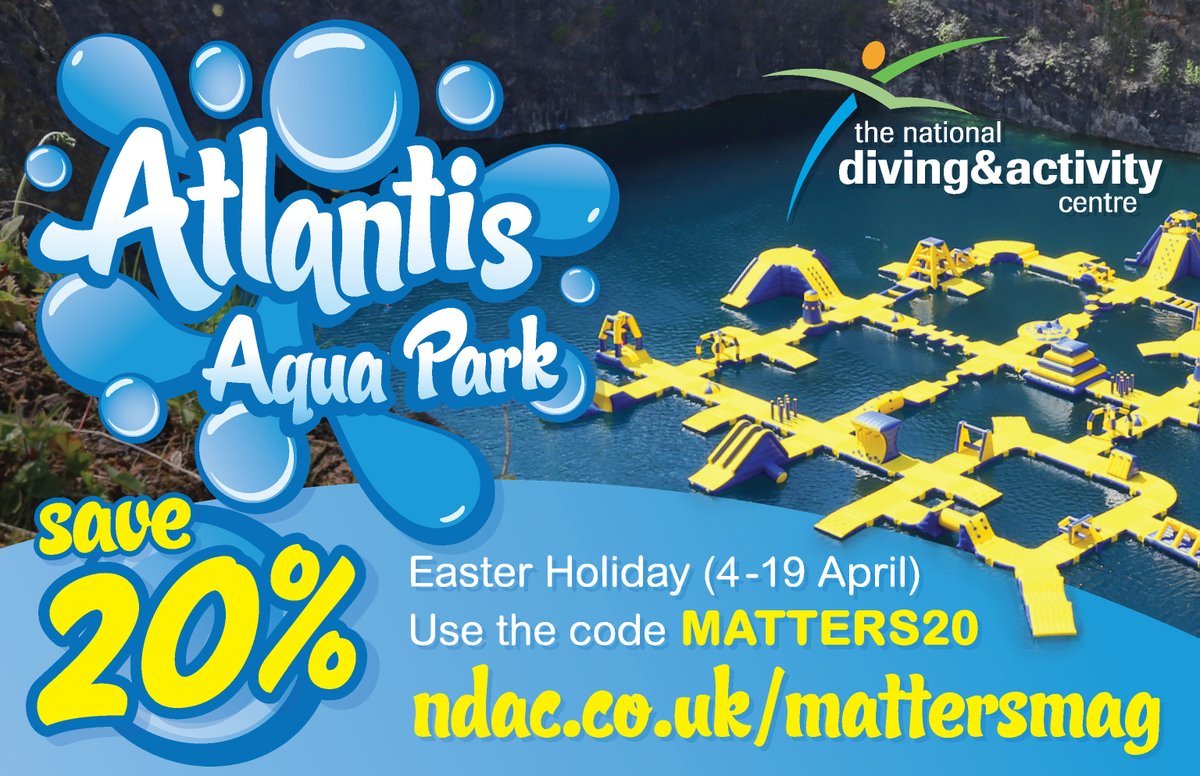 ChepstowMatters's tweet photo. #EasterHoliday Ideas!Get 20% OFF Atlantis Aqua Park at @NDAC_co_uk  &amp; then enjoy delicious food &amp; drink at View Cafe Bar.Spectacular views,extensive menus for you to enjoy. https://t.co/WJRwXfPTDB #Chepstow #DeanWye #Food #PlacesToEat #NDAC #ViewCafeBar #FoodandDrink #FREEwifi https://t.co/aIB9iSd7To
