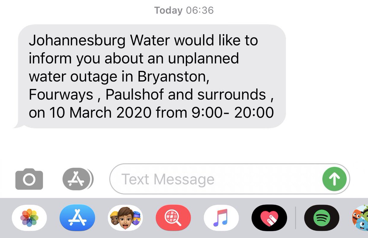 Hey <a href="/CityofJoburgZA/">City of Joburg</a> thanks for sending this message one day later! I got this in the morning about something that should have been sent yesterday. Your communications are a disaster. #COJ #Johannesburg