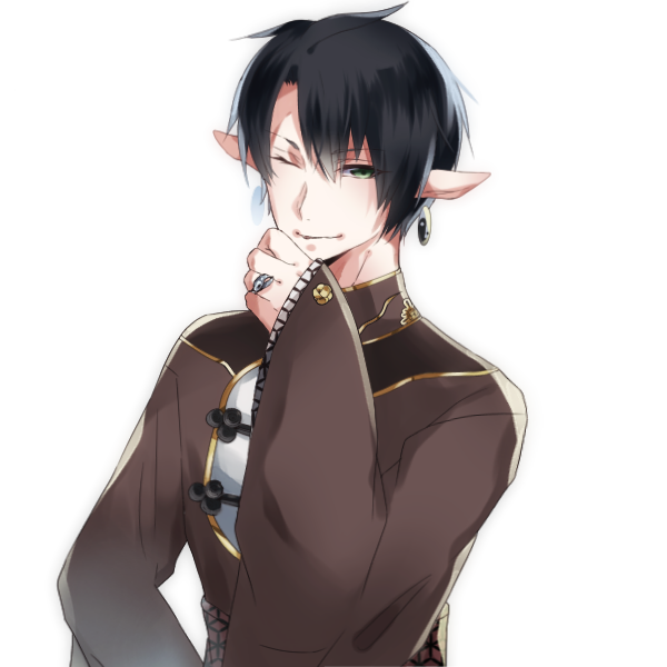 Uzivatel ゆうしゃのがっこ 公式 Pbw Na Twitteru 芸能 芸術コースの先輩からウェストアップイラストが届いたよ キャラクタ アルバリ サダルメリク イラストレーター といち T Co Sxz1stnjug 黒色の短髪がばっちり似合った エリアルの男性だよ