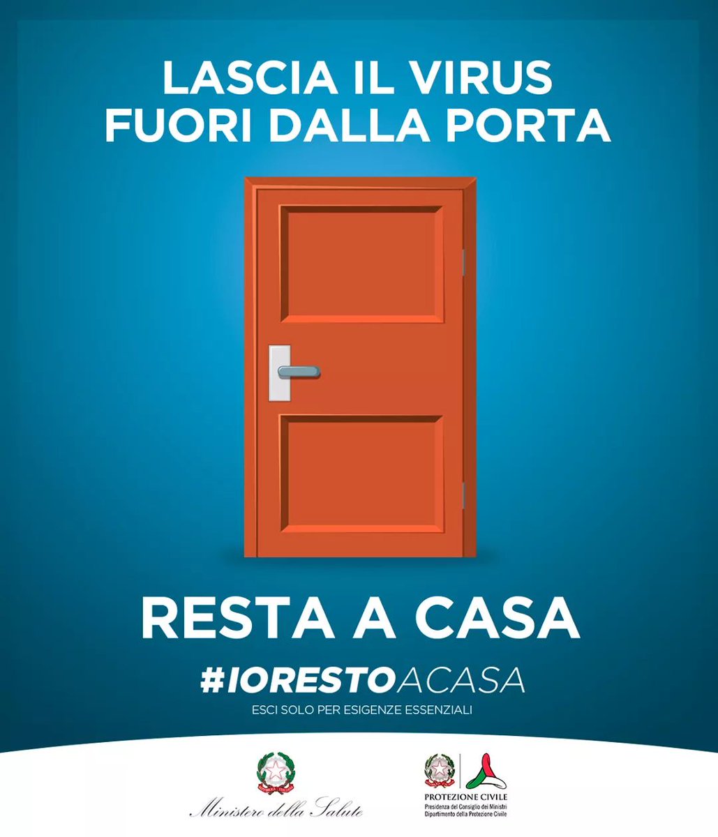 L'Italia ne uscirà se tutti daremo una mano #iorestoacasa #coranavirusitalia