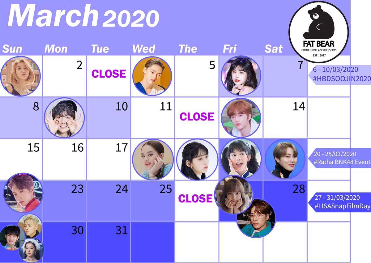 Fatbear7824's tweet photo. มาช้าแต่มาชัวร์น้าา ตารางแจกCup sleeveเดือนมีนาคมมาแล้วค่าาาา 🎉🎉
📣 เหมือนเดิมกับกิจกรรมพิเศษประจำเดือน โควททวิตติดแท็กร้าน+รีทวิตนี้ สุ่มแจก1รางวัล รับไปเลยปลอกแก้วทุกโปรเจคในเดือนนี้ ฟรี!!!
📍ประกาศผลสุ่มวันที่ 14/03/2020 เวลา 18.00น.
👇🏻ดูโปรเจคใต้โพสนี้ได้เลยค่ะ👇🏻 https://t.co/p4MbZKqCt8