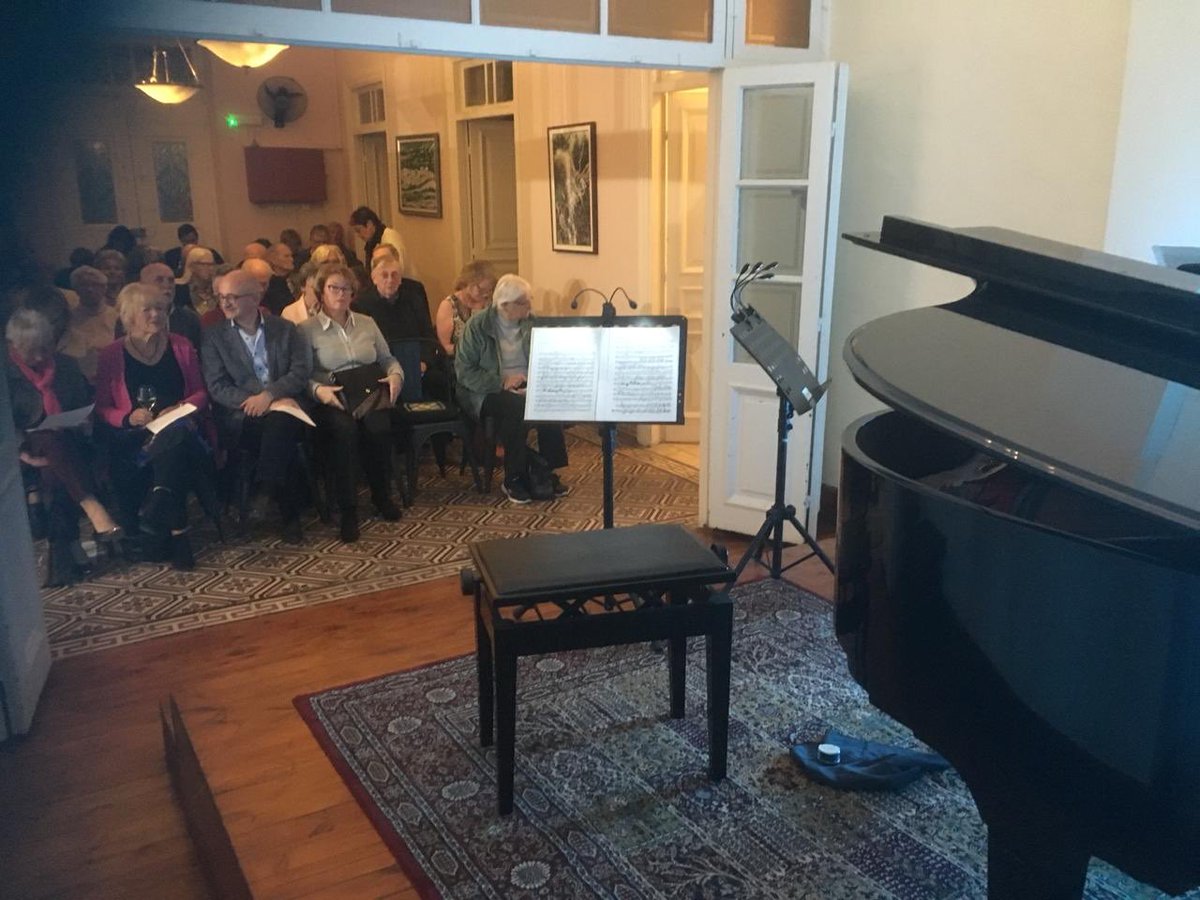 PLinCyprus's tweet photo. We are glad that the exhibition about #Chopin2020 was presented also in #Paphos @Technopolis20. Thank you „Baltic Trio” for the beautiful performance 🎹 https://t.co/olMw1hqsbP
