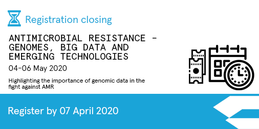 eventsWCS's tweet photo. Calling all researchers, computer scientists, clinicians, and policy makers interested in #AMR! There’s still time to register for the #AMR20 meeting | Explore the role of #genomic data in the fight against #AMR |Full details: https://t.co/f5SLbv7WS8 | Closes 7 April #AMRprogress https://t.co/4ewjOMueLA