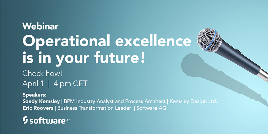 The time is NOW! 

Attend this exclusive webinar and learn how operational excellence impacts everything and everyone in your organization -  from processes to complete business!
Register now! ow.ly/KJL650yGtu2

#ARIS10 #operationalExcellence #BusinessTransformation