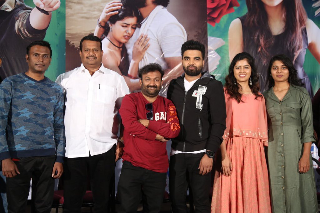 SVProductions5's tweet photo. Pics from Release date announcement Pressmeet of
#30RojulloPreminchadamEla 

Releasing on this Ugadhi March 25th
 
@impradeepmachi 
@Actor_Amritha @boselyricist 
@DirectorMunna1 @anuprubens
@UV_Creations @GA2Official 

#30RojulloPreminchadamElaOnMarch25 https://t.co/vQI6T12grP