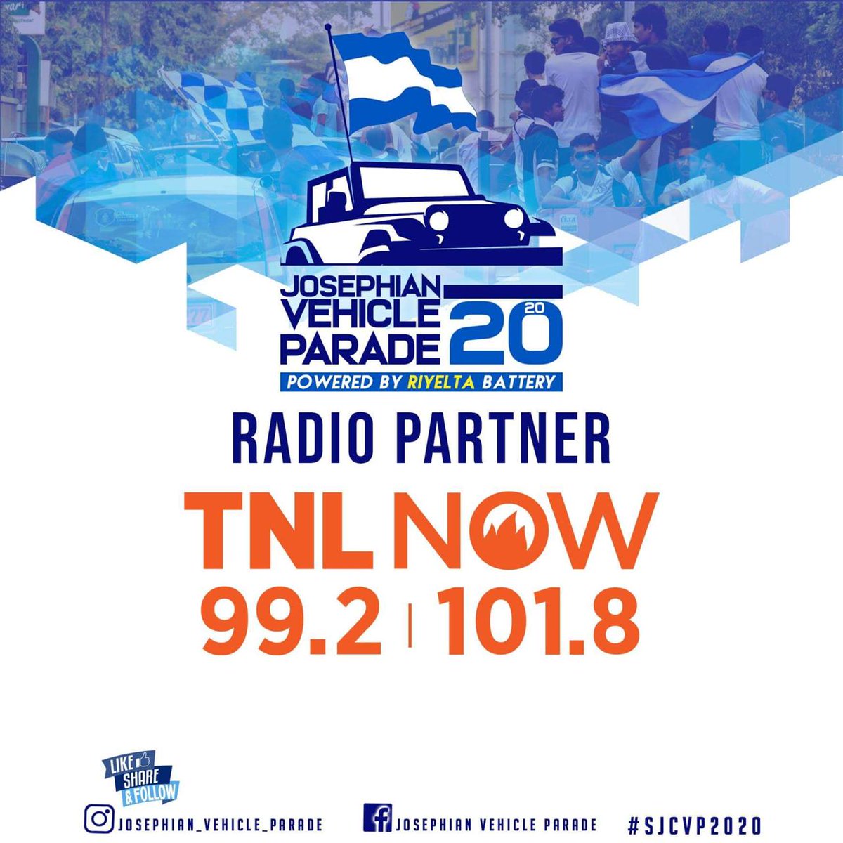 1018Rocks's tweet photo. March Madness is reaching a fever pitch!

TNL NOW is proud to be a part of the St. Joseph’s College vehicle parade. We'll be in the parade, so come say hi when you see us!
.
.
.
#THISISTNLNOW #marchmadness #bigmatch #joepete #vehicleparade https://t.co/hJosFcs1pL