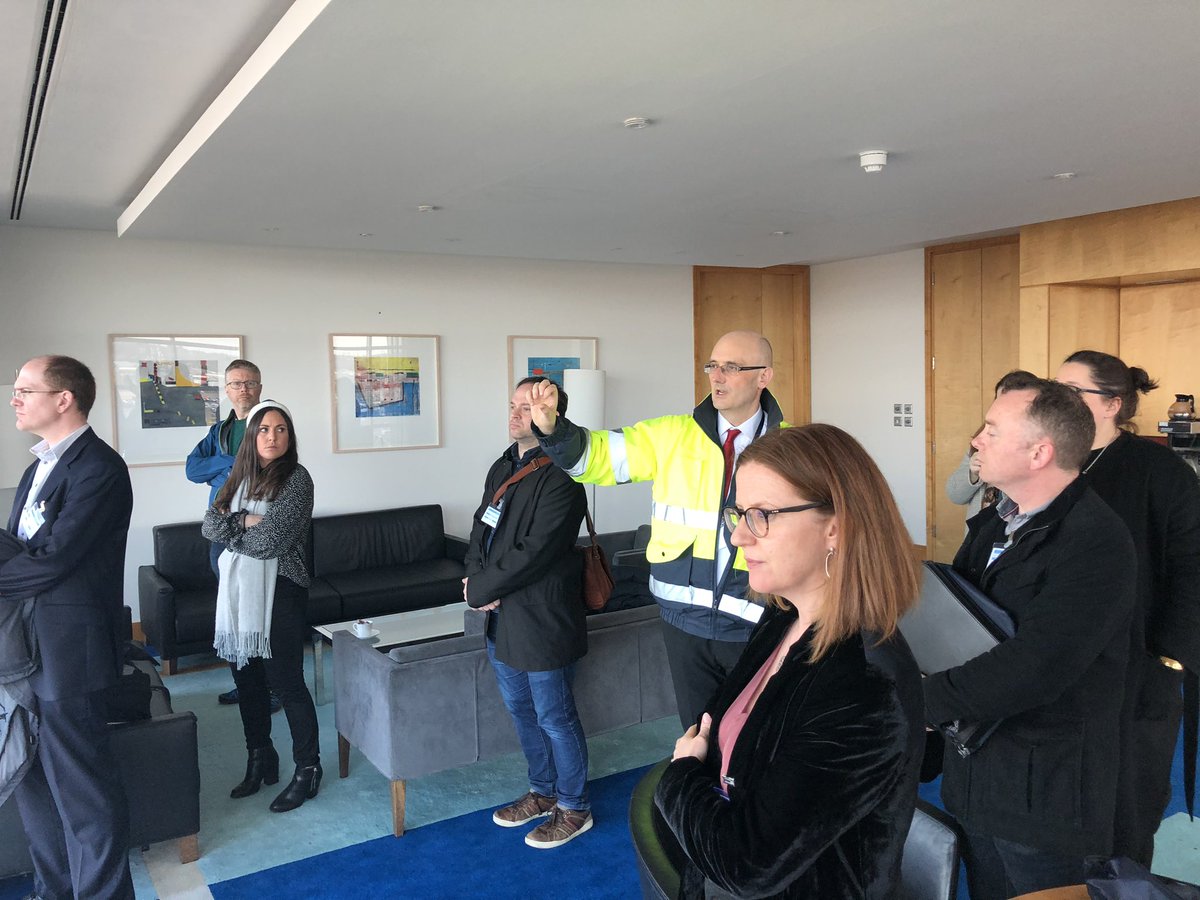 PortsPastPres's tweet image. Thanks so much to Lar Joye, Director of Heritage for @DublinPortCo for an eye-opening tour of the port #portspastandpresent #euirelandwales
