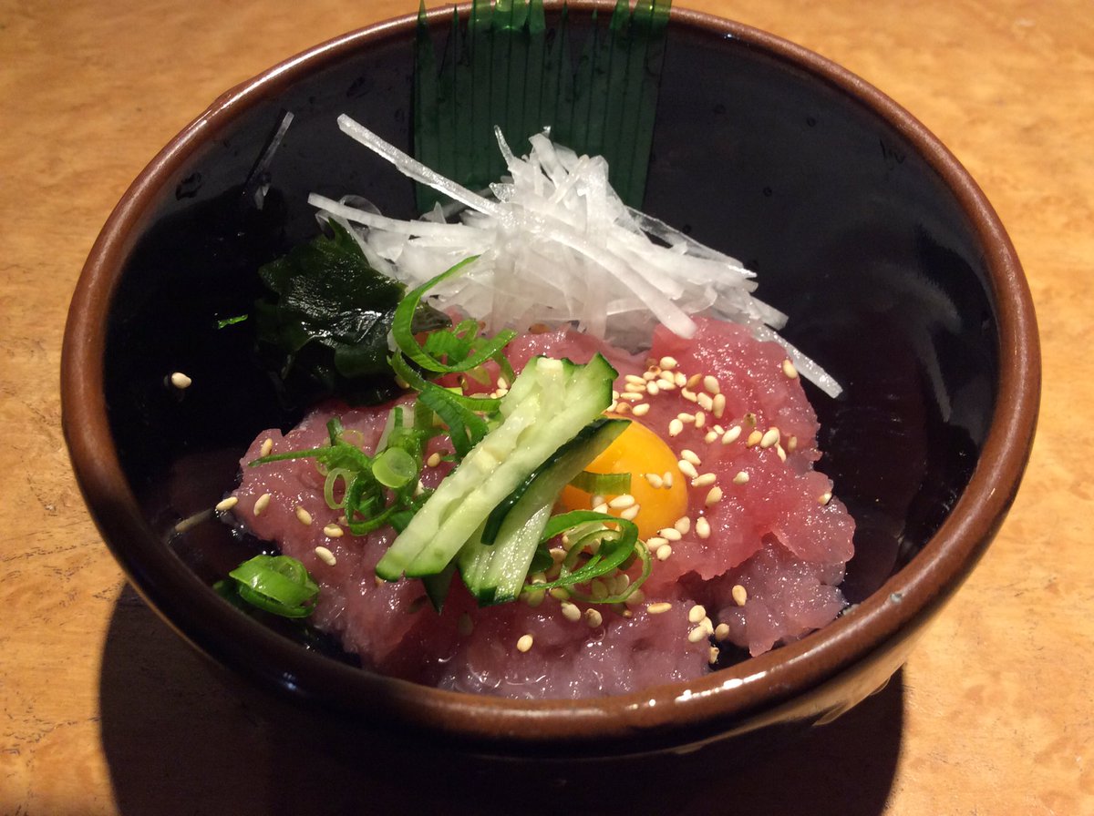 居酒屋 和が家 秋葉原店 激安 Twitter見た方限定 本日は まぐろ中落ちユッケ お一人様一個限定ではございますが110円にてご提供 スタッフまでお声かけください Twitter見た