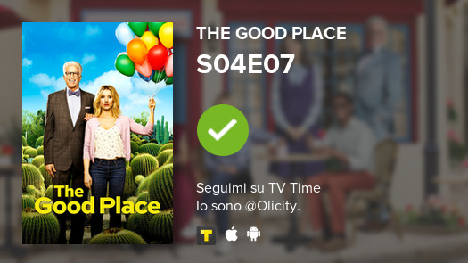 _daniellepug's tweet photo. I've just watched episode S04E07 of The Good Place! #goodplace  #tvtime https://t.co/71JLIfcFs0 https://t.co/fM7ynIDiJt