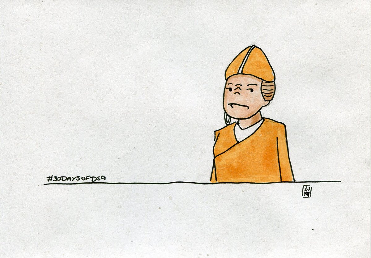leesargent's tweet photo. First up we have the last three #30daysofds9 scribbles - https://t.co/hRgoD8BB19 https://t.co/0fggwrnmLk