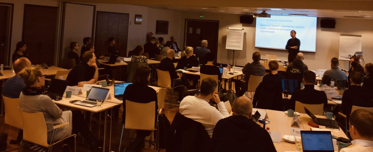 Juhana Torkin innostavassa opissa johtajan puhetaidon haasteissa: mikä olisi kaikkein tärkein johtajan puhujataito? #jyuEMBA # menestyjohtajana #verkotuviisaasti