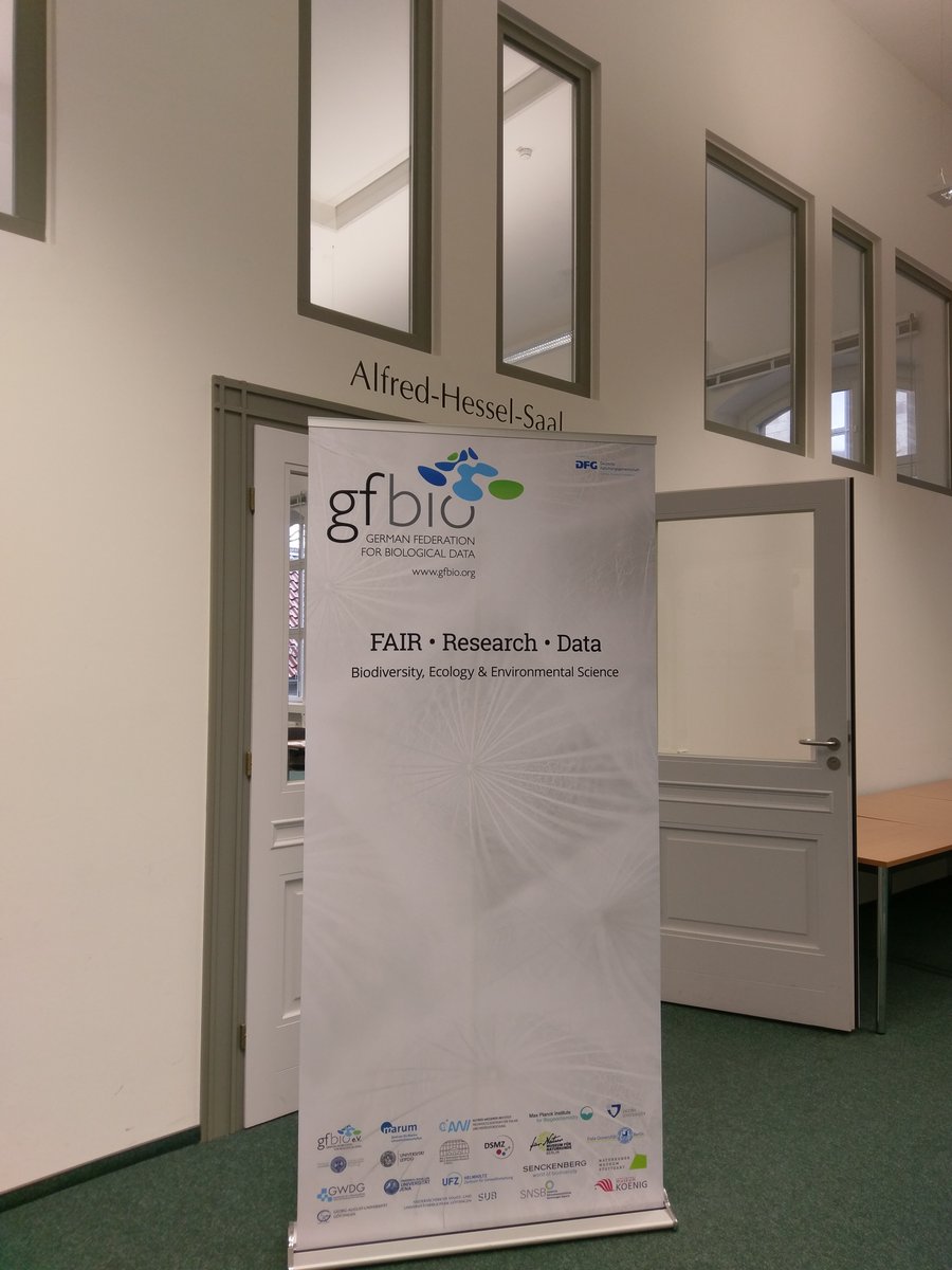 GFBio_eV's tweet photo. Ready for another #GFBioAtWork event: #GFBioExpertRoundTable discussing about synergies for collaborative RDM support among discipline-specific and isntitutional initiatives
#RDM #DMP #FAIRdata https://t.co/BSGJUhnwnQ