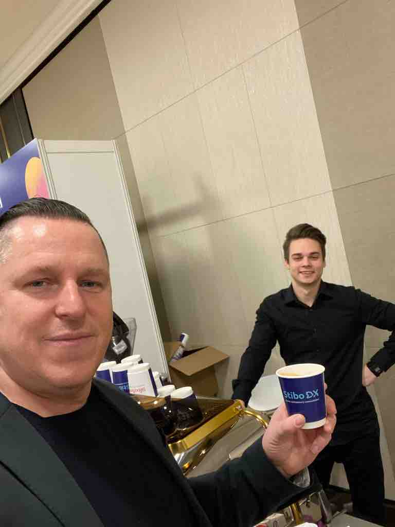 Stibo DX Barista Station - 💪🙌Thank you for being here #stibosystems #goodcoffeehelps #eTailGermany