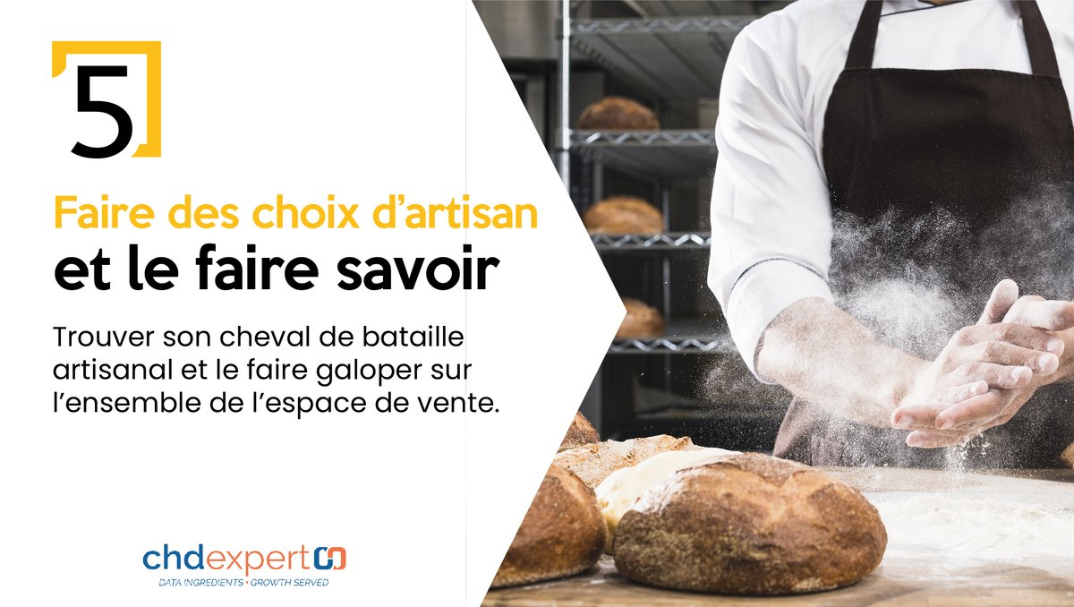 CHD_EXPERT's tweet photo. Challenge N°5 de la Boulangerie Pâtisserie en 2020 : Faire des choix d'artisan et le faire savoir. 

Téléchargez gratuitement l'infographie sur : https://t.co/ZZezt2MdpF 

#boulangerie #foodservice https://t.co/zbSvSQfl4i