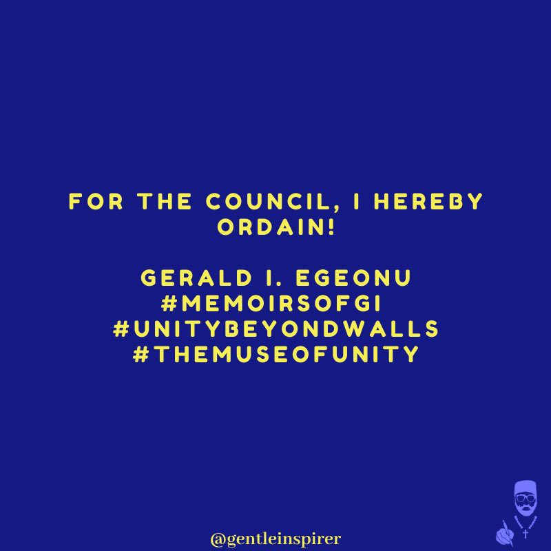 gentleinspirer's tweet photo. YOU should have periods of silence in your life.  Do not make too much noise, there is noise everywhere already.

Learn in silence and when you speak... Speak with AUTHORITY!

For the Council I Hereby Ordain -Gerald I. Egeonu https://t.co/mOSXf2rbp2