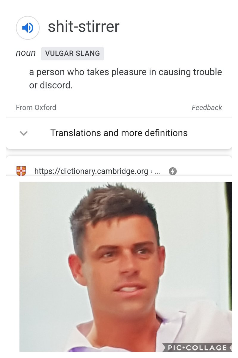 BronCB's tweet photo. When you look up SHIT STIRRER in the dictionary #MAFS #MAFSAU https://t.co/XuwARUYLQu