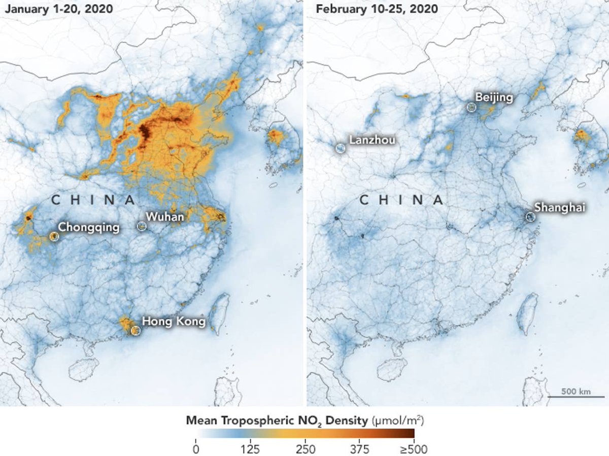 There is no denying climate change, see the drop in NOx emissions during the China corona virus shut down. Contact us for more China emission data as Covid-19 develops #SCR #AUS40 #coronavirus 

independent.co.uk/news/world/asi…