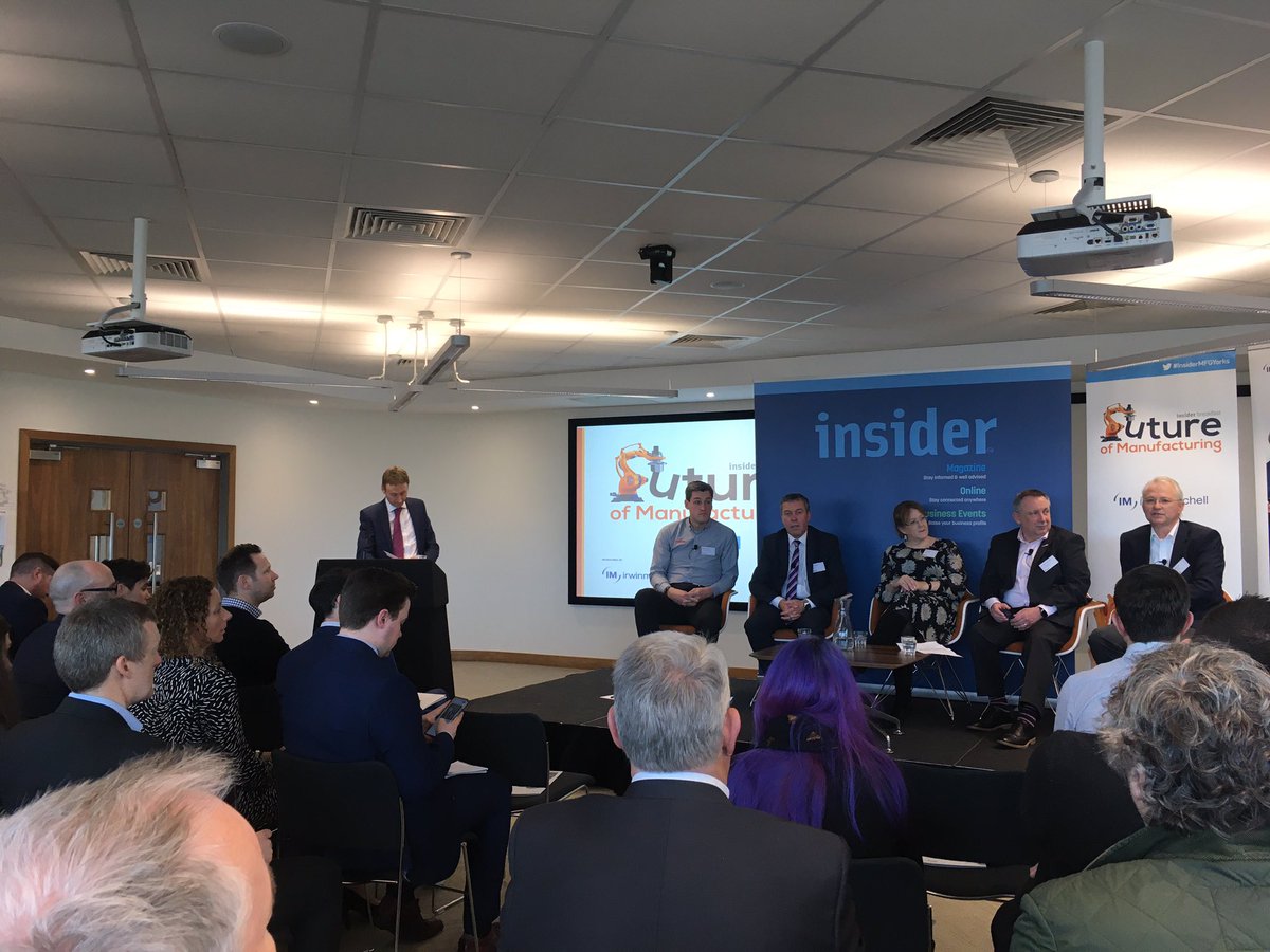 Internet of things, smart (digitally integrated) factories and diverse strategy for recruitment.... the future of manufacturing! #insidermfgyorks #manufacturing