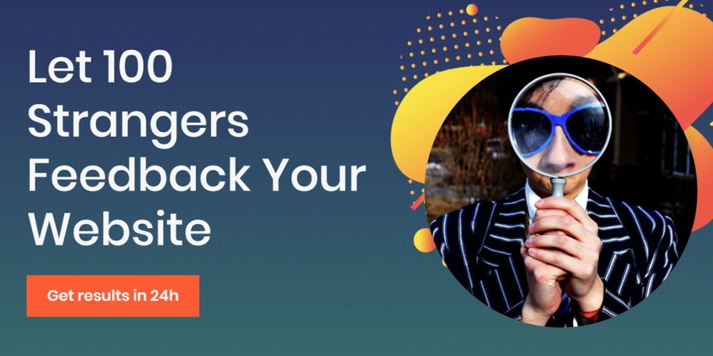 ad4mce's tweet photo. 100 strangers' feedback for your Website: 100 Strangers Feedback Your Website and get report in 24h https://t.co/xZgfOu6IiS via @acellary https://t.co/pUgNsuDPQx