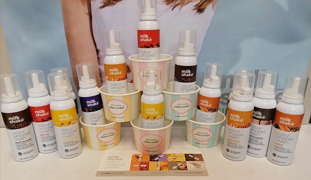 GilmorBridgend's tweet photo. Have you tried the full range of Milk_shake Coloured whipped cream?! Available now at Gilmor Bridgend!

#gilmorbridgend #milkshakecolouredwhippedcream #milkshakehair #milkshakehairuk https://t.co/ojjZxS59SI https://t.co/woMpN0ZggD
